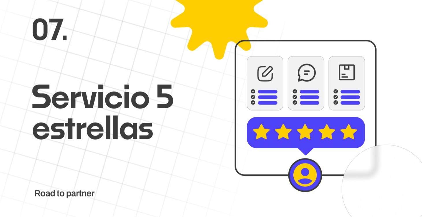 Entrega un servicio 5 estrellas