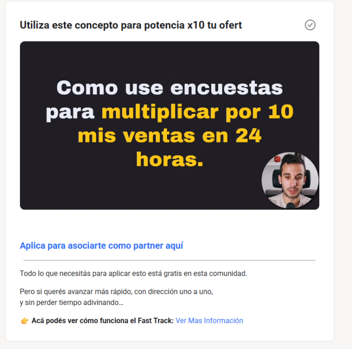 Falta link en uno de los videos, ¿donde lo encuentro?
