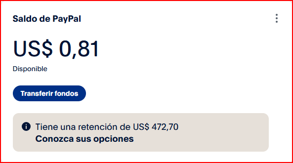 Ufff PAYPAL FALLO, se me fue el tiro por la culata como decimos en Colombia 