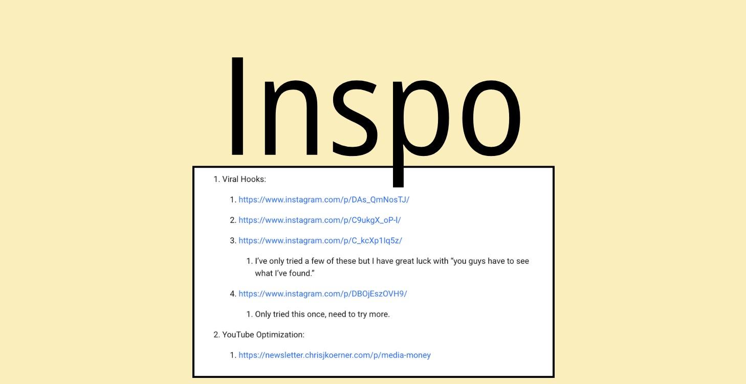 Some Inspiration For You