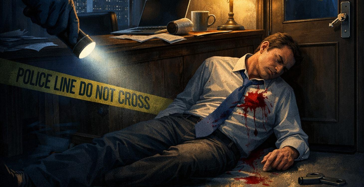 The Locked Office Murder