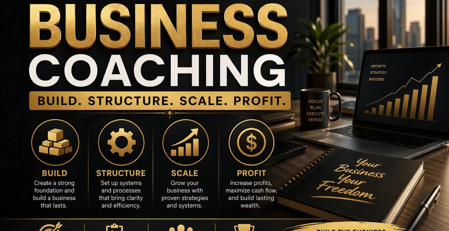 BUSINESS COACHING(Build. Structure. Scale. Profit)