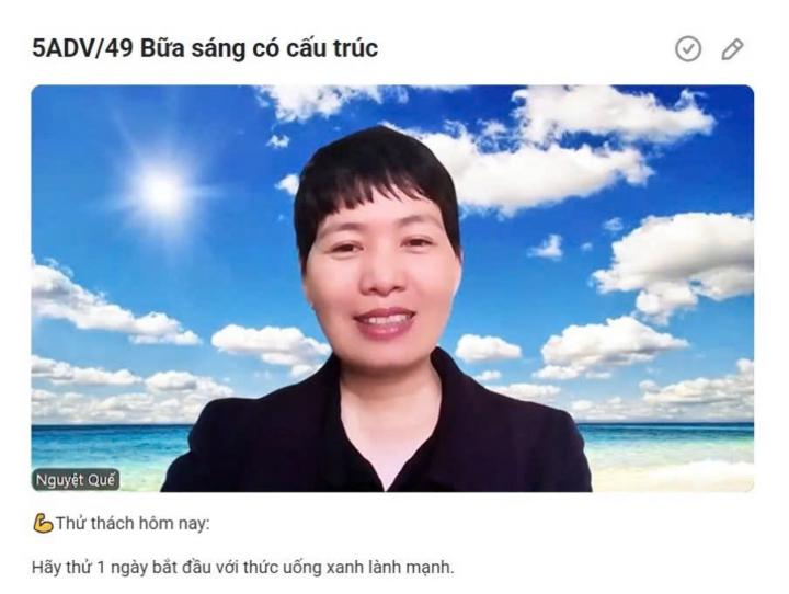 5ADV/49 Bữa sáng có cấu trúc