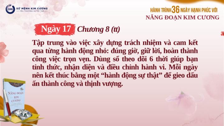 Ngày 17/H36 Cam Kết Nhỏ, Thành Công Lớn