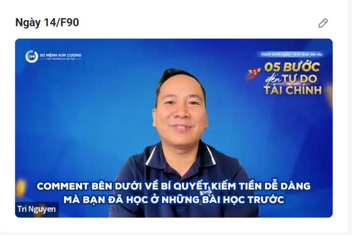 Ngày 14/F90 Kiếm Tiền Dễ Dàng - Bí Quyết thứ Nhất