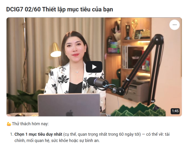 DCIG7 02/60 Thiết lập mục tiêu của bạn