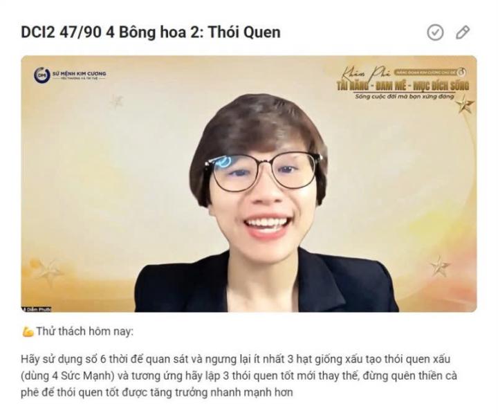 DCI2 47/90 4 Bông hoa 2: Thói Quen