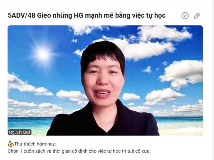 5ADV/48 Gieo những HG mạnh mẽ bằng việc tự học