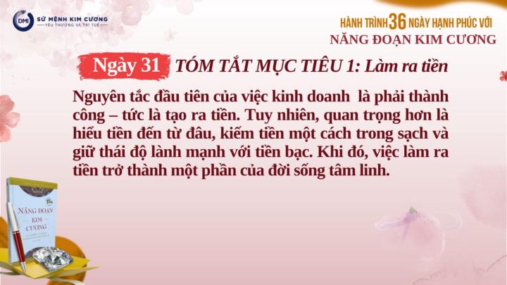 Ngày 31/H36 Tạo Ra Tiền Từ Gốc Rễ Trong Sáng
