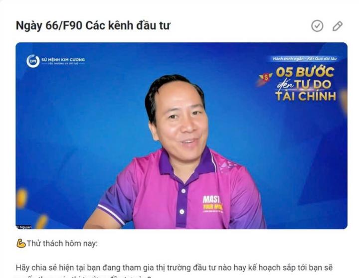 Ngày 66/F90 Các kênh đầu tư