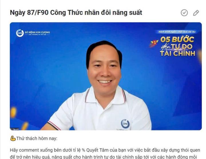 Ngày 87/F90 Công Thức nhân đôi năng suất