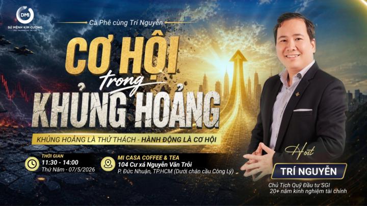 Thứ 5 (07/5) - Buổi chia sẻ OFFLINE cùng Chủ Tịch Trí tại TPHCM!