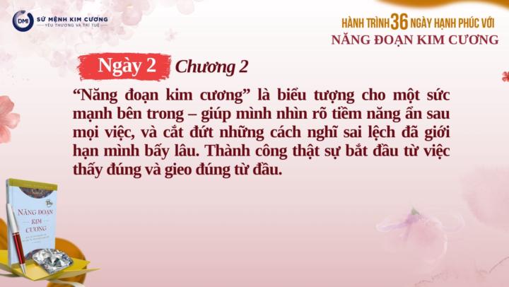 Ngày 02/HP36: Khởi đầu gieo hạt trí tuệ