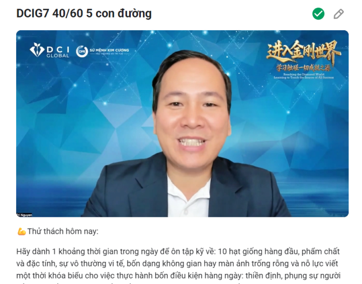 DCIG7 40/60 5 con đường