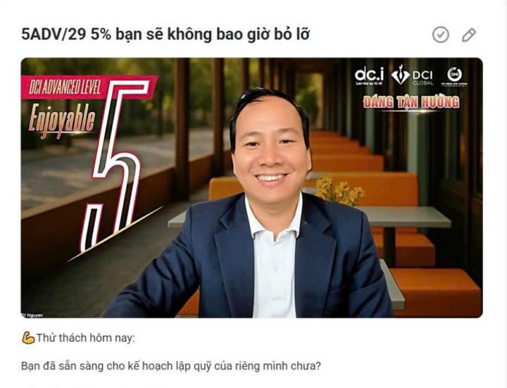5ADV/29 5% bạn sẽ không bao giờ bỏ lỡ