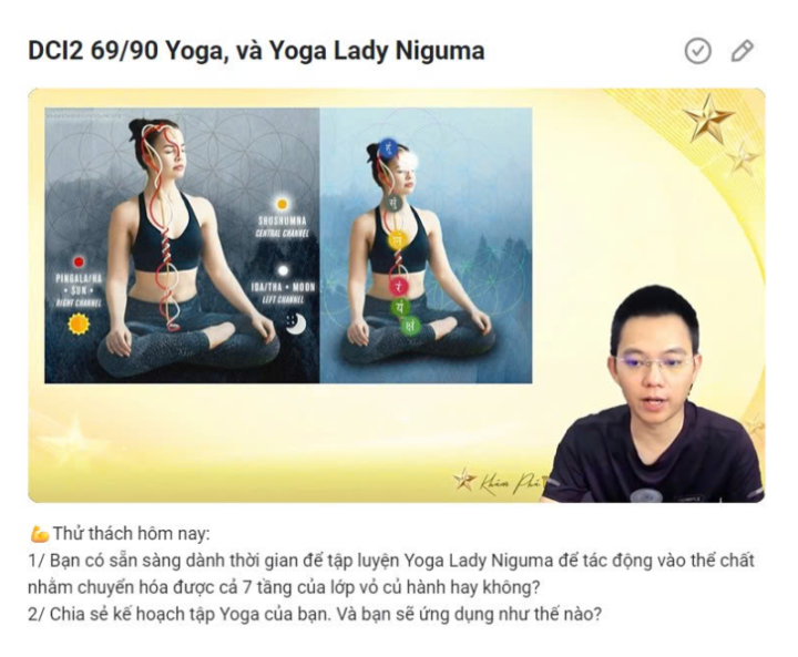 DCI2 69/90 Yoga, và Yoga Lady Niguma