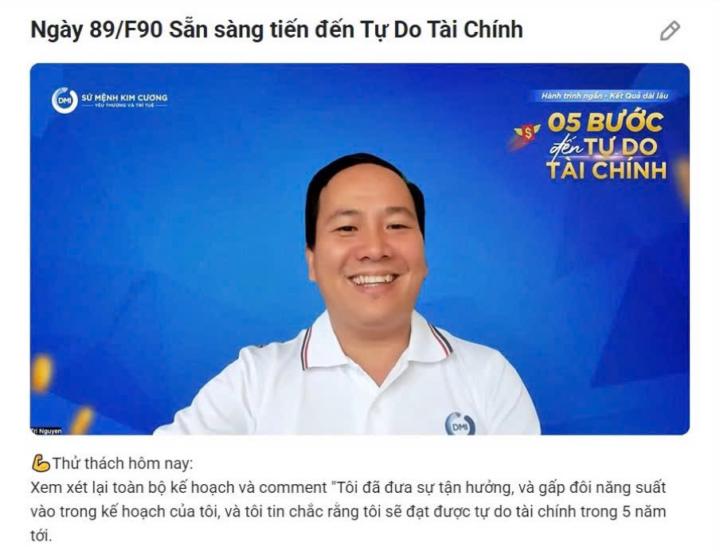 Ngày 89/F90 Sẵn sàng tiến đến Tự Do Tài Chính