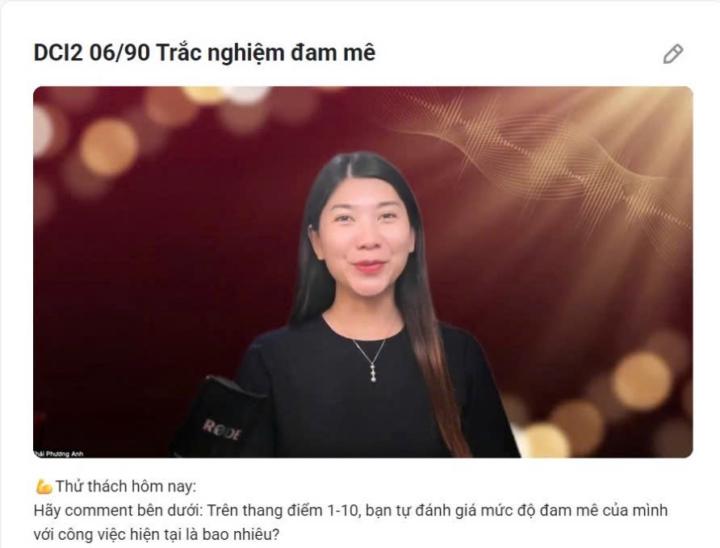 DCI2 06/90 Trắc nghiệm đam mê