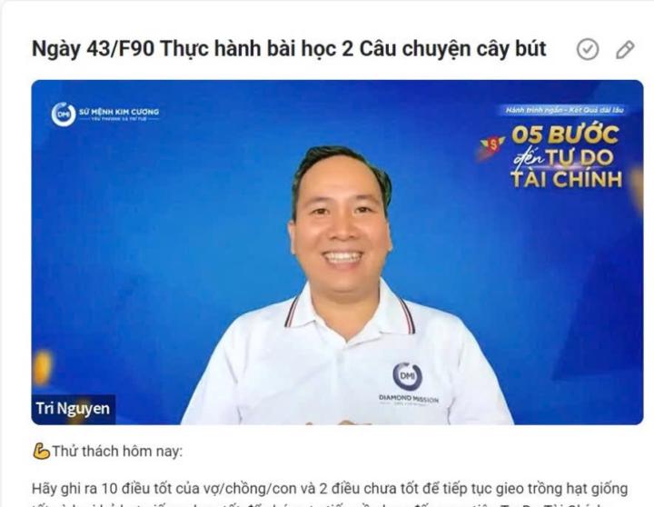 Ngày 43/F90 Thực hành bài học 2 Câu chuyện cây bút