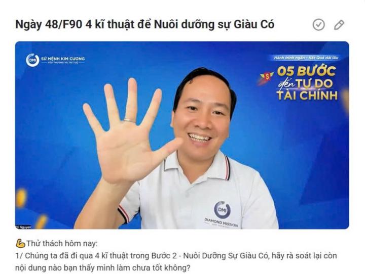 Ngày 48/F90 4 kĩ thuật để Nuôi dưỡng sự Giàu Có