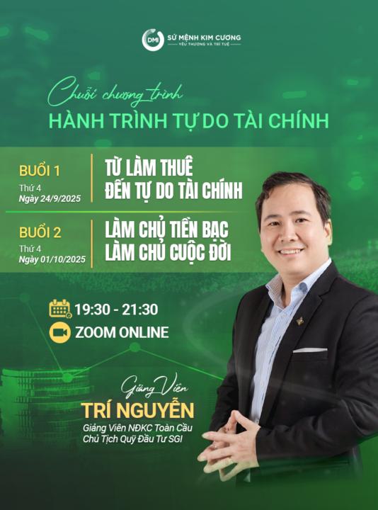 Chuỗi chương trình Hành Trình đến Tự Do Tài Chính