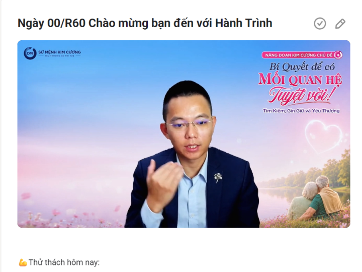 DCI4 00/R60 Chào mừng bạn đến với Hành Trình
