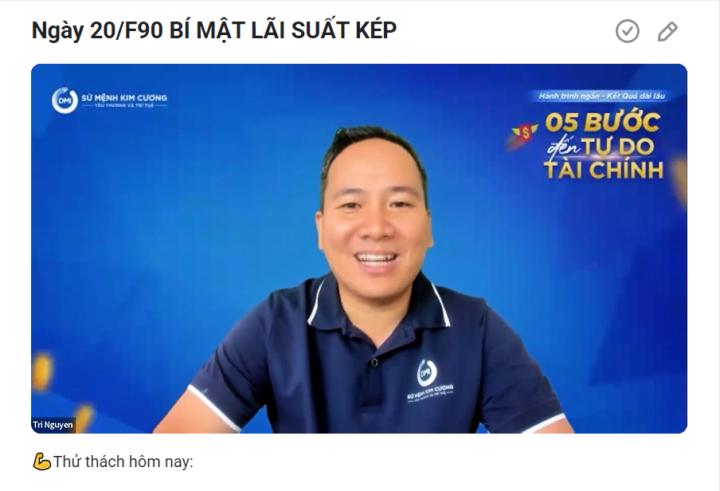 Ngày 20/F90 BÍ MẬT LÃI SUẤT KÉP