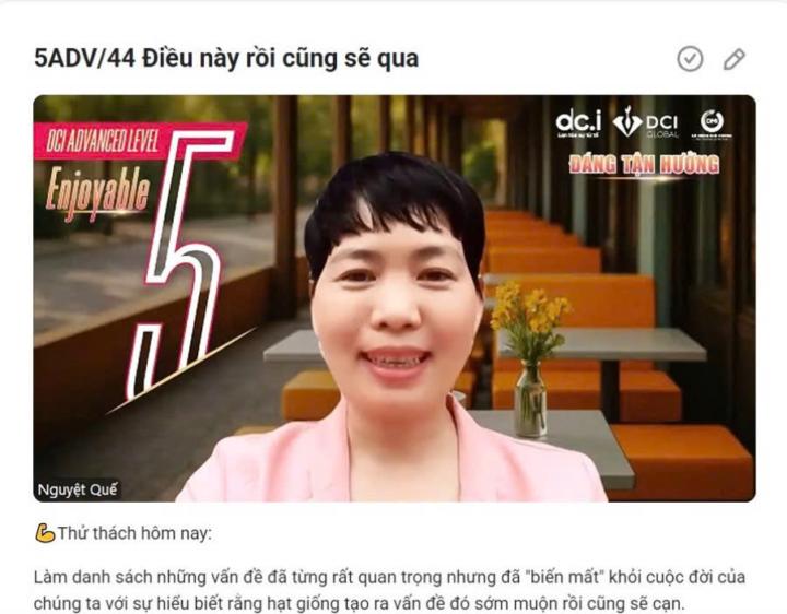 5ADV/44 Điều này rồi cũng sẽ qua