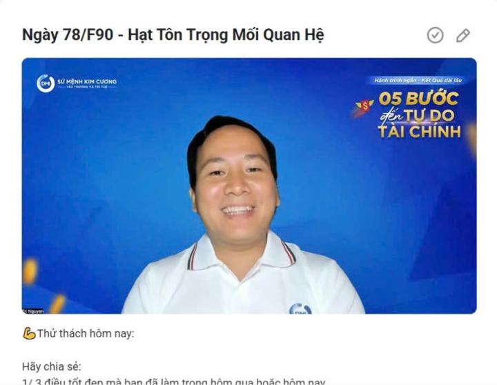 Ngày 78/F90 - Hạt Tôn Trọng Mối Quan Hệ