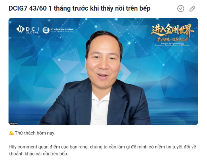 DCIG7 43/60 1 tháng trước khi thấy nồi trên bếp