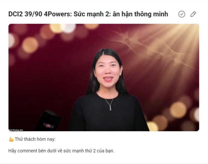 DCI2 39/90 4Powers: Sức mạnh 2: ân hận thông minh