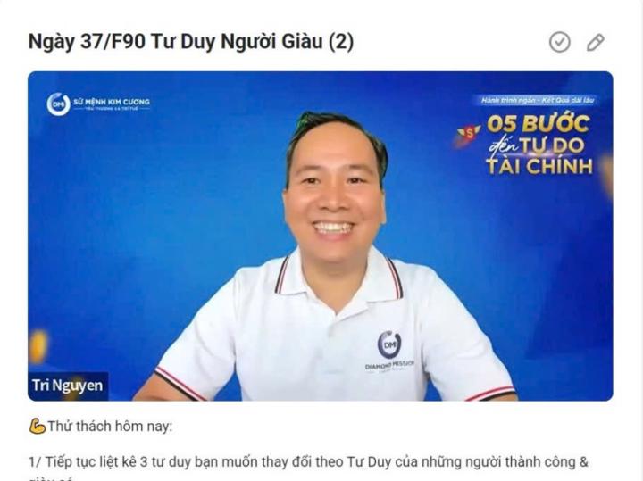 Ngày 37/F90 Tư Duy Người Giàu (2)