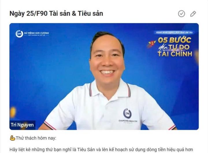 Ngày 25/F90 Tài sản & Tiêu sản