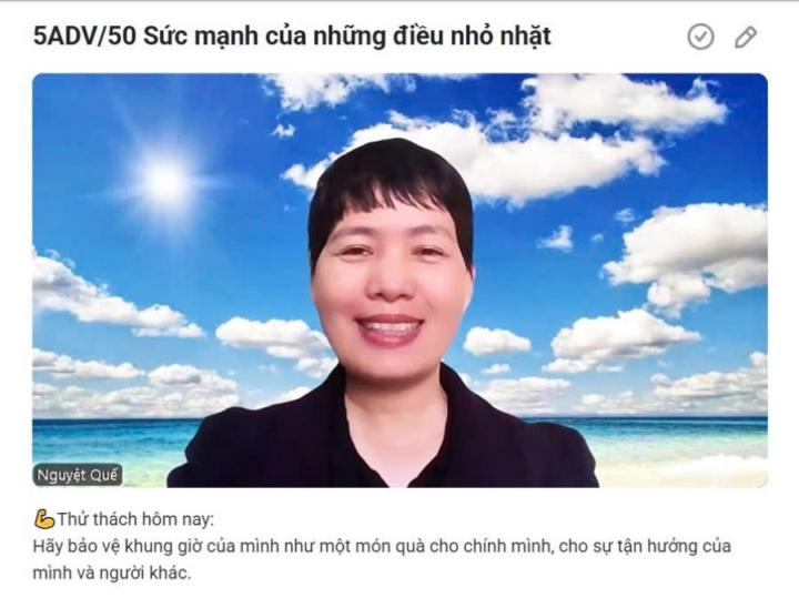 5ADV/50 Sức mạnh của những điều nhỏ nhặt