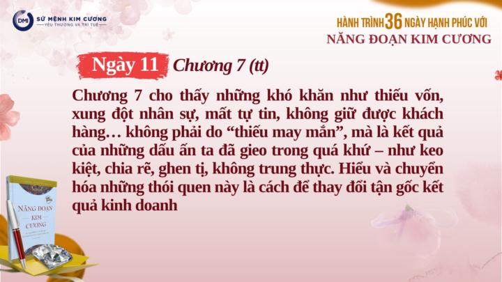 Ngày 11/H36 Chuyển Hóa Dấu Ấn, Đổi Vận Kinh Doanh