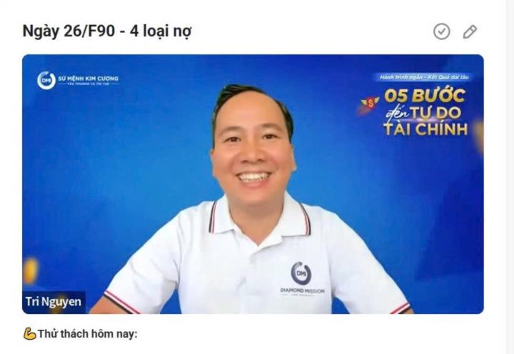 Ngày 26/F90 - 4 loại nợ