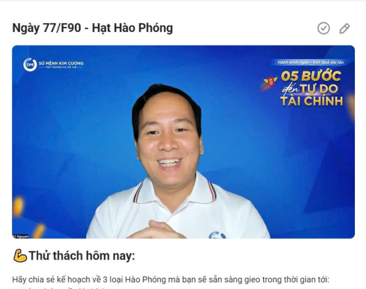 Ngày 77/F90 - Hạt Hào Phóng