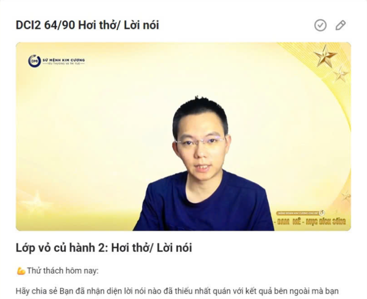 DCI2 64/90 Hơi thở/ Lời nói