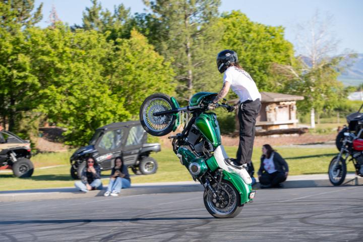 Photographed bike show