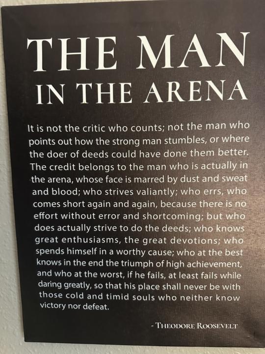 Stepping into the Arena