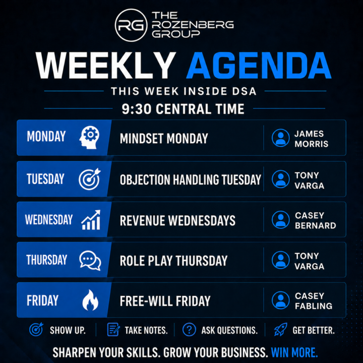 Weekly Call Lineup – Don’t Miss This