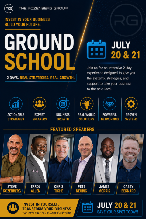 📍 Ground School - July 20th & 21st