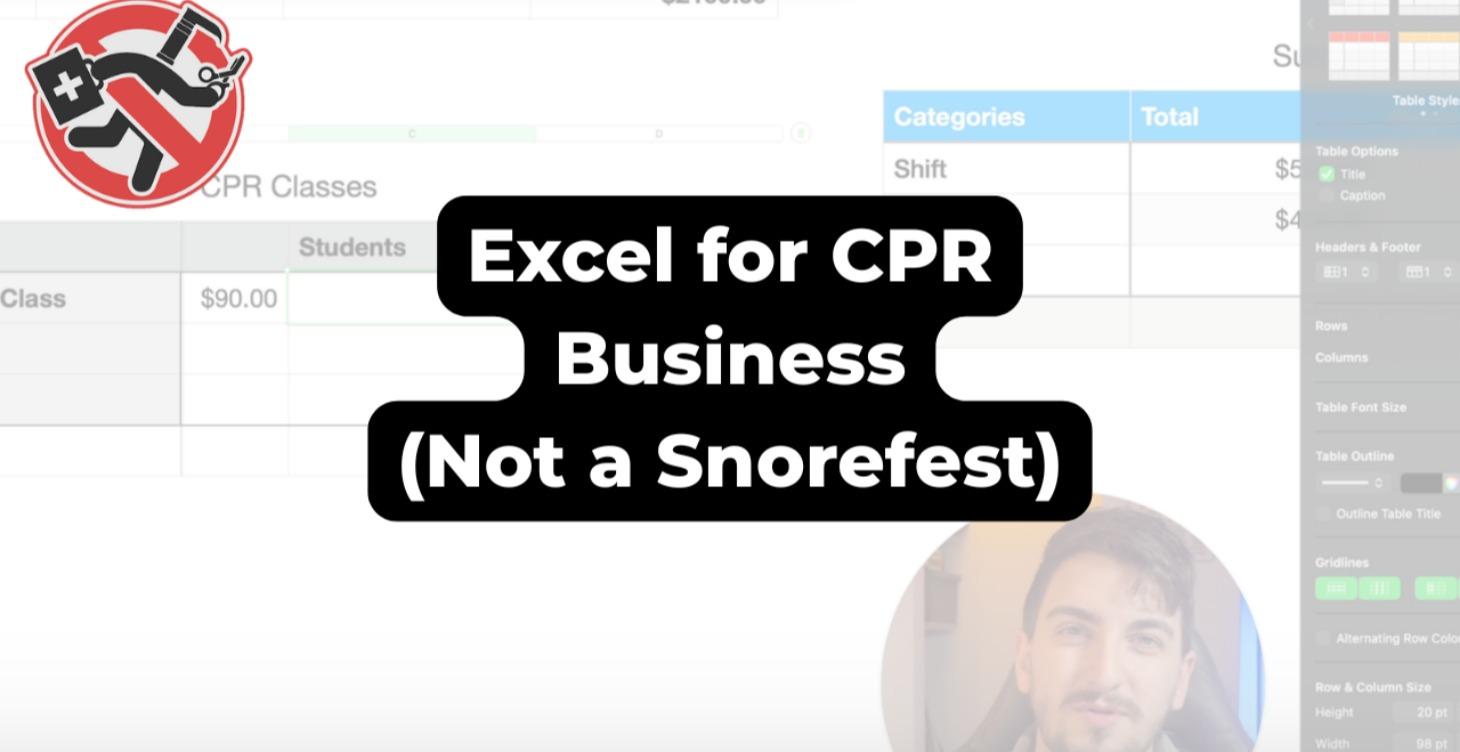 Downtime Skills - Excel for CPR Instructors