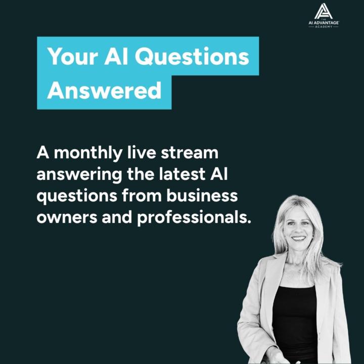 Live Q&A Today at 1:30pm - Now Live Streamed