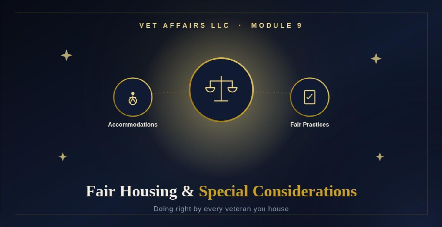 Module 9: Fair Housing & Special Considerations