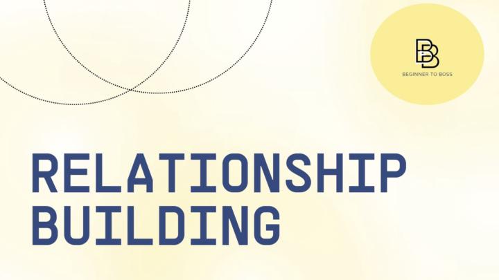 💡 Relationships are everything—especially online.