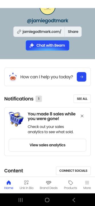 8 sales while getting an ultrasound 