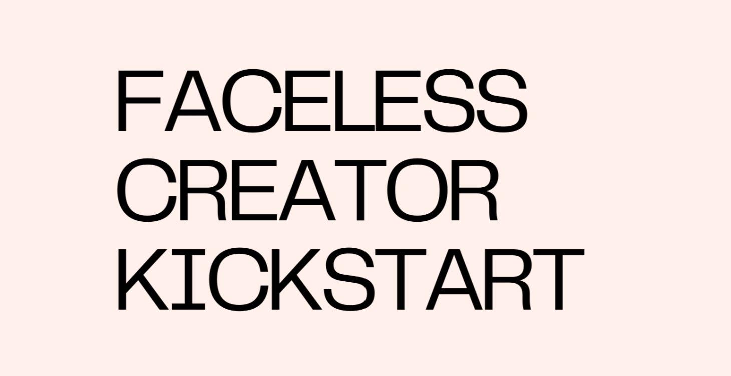 Content Creator Kickstart
