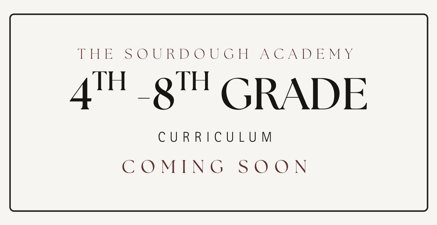 4th - 8th Grade Curriculum