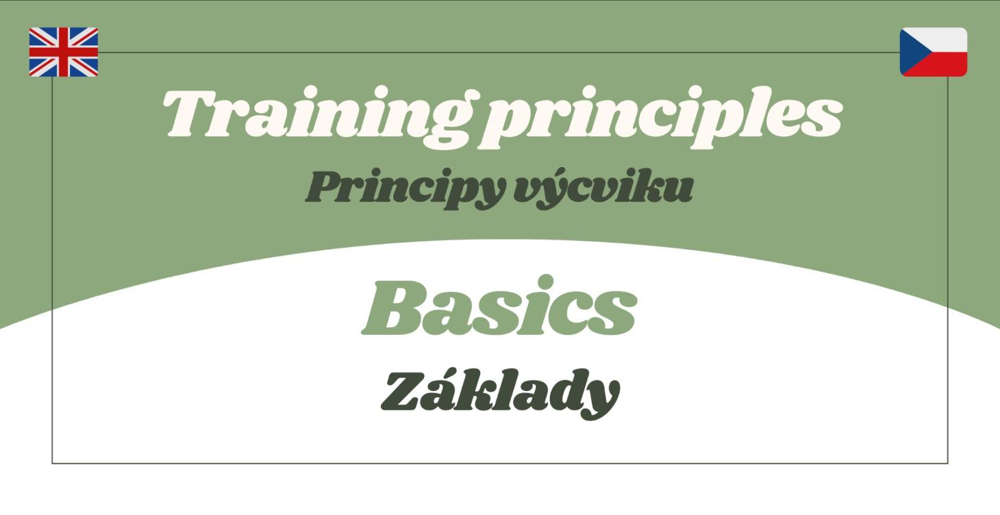 Training principles - Basics